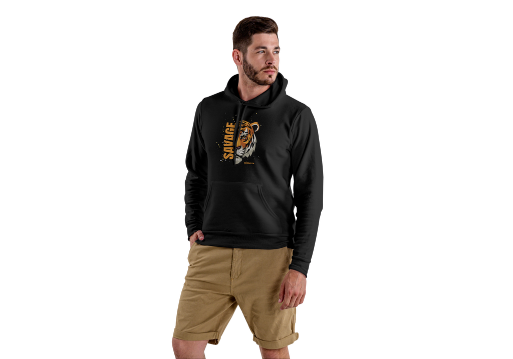 Savage Tiger Brooklyn Graphic Tee | Bold Animal Design